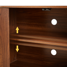 Load image into Gallery viewer, Sideboard Storage Cabinet TV Stand with Wave Pattern [Online Only]
