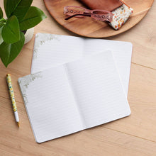 Load image into Gallery viewer, Notebook Set Medium 2pc Cream Green Floral
