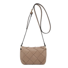 Load image into Gallery viewer, Emily Mini Woven Flap Crossbody Bag
