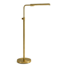 Load image into Gallery viewer, Verve Gold Floor Lamp With On / Off Switch Adjustable LED Round Base [Online Only]
