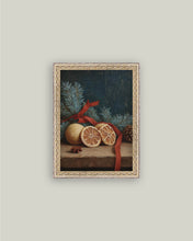 Load image into Gallery viewer, Christmas Oranges Framed Art 5x7
