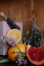 Load image into Gallery viewer, Fresh Lemon &amp; Crushed Thyme-Solid Brass 14oz Pure Soy Candle
