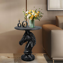 Load image into Gallery viewer, Horse Head Accent Table Animal Statue End Table [Online Only]
