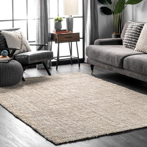 3x5 Ashli Bleached Jute Area Rug