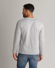 Load image into Gallery viewer, Men&#39;s Fireside Sherpa Lined Henley Light Gray Heather
