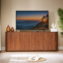 Load image into Gallery viewer, Sideboard Storage Cabinet TV Stand with Wave Pattern [Online Only]
