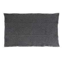 Load image into Gallery viewer, Stonewashed Cotton Waffle Weave Tea Towel Charcoal

