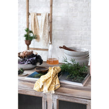 Load image into Gallery viewer, Cotton Printed Kitchen Towel w/ Pattern &amp; Fringe (3 Styles)
