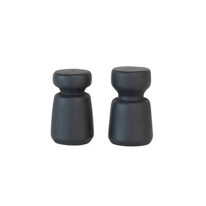 Black Mango Wood Salt & Pepper Shaker Set
