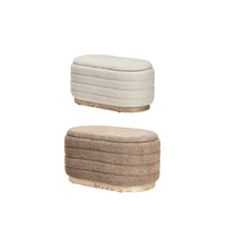 Load image into Gallery viewer, Upholstered Ottomans w/ Storage &amp; Wood Bases (2 styles)
