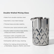 Load image into Gallery viewer, Admiral Stainless Steel Double-Walled Mixing Glass (Online Only)
