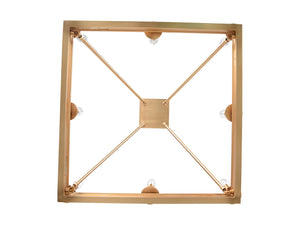 Axis 8-Light Gold Ceiling Chandelier