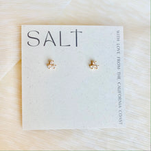 Load image into Gallery viewer, Trinity Studs Dainty Stud Earrings w/Rhinestone Studs
