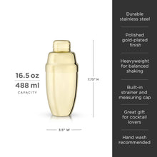 Load image into Gallery viewer, Belmont Heavyweight Cocktail Shaker (Online Only)
