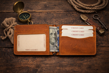 Load image into Gallery viewer, Leather Money Clip Wallet
