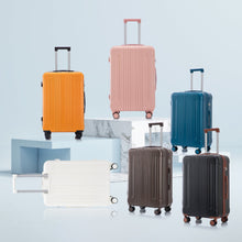 Load image into Gallery viewer, Brown 3-Piece ABS Spinner Wheel Luggage Set [Online Only]
