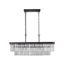 Load image into Gallery viewer, Rectangular Crystal Chandelier Adjustable [Online Only]

