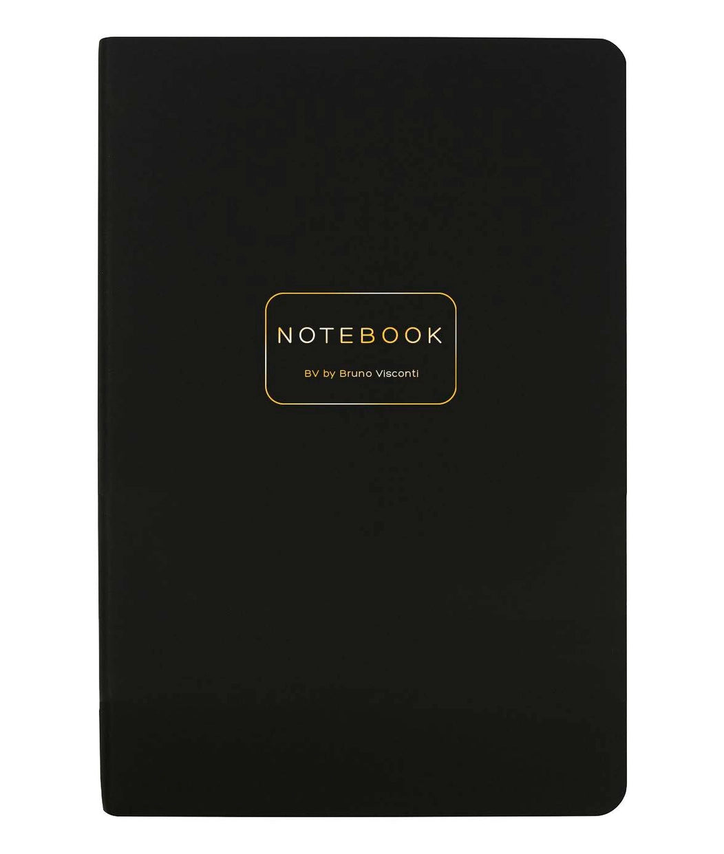 Black Vegan Leather A5 Notebook