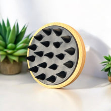 Load image into Gallery viewer, Bamboo &amp; Silicone Scalp Massage Brush [Online Only]
