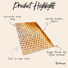 Load image into Gallery viewer, Bamboo Bath Mat [Online Only]

