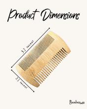 Load image into Gallery viewer, Bamboo Beard Comb | Double-Sided [Online Only]
