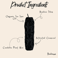 Load image into Gallery viewer, Bamboo Charcoal Floss in Glass Container [Online Only]
