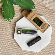 Load image into Gallery viewer, Bamboo Charcoal Floss in Glass Container [Online Only]
