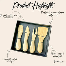 Load image into Gallery viewer, Bamboo Cheese Knife Box Set [Online Only]
