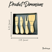 Load image into Gallery viewer, Bamboo Cheese Knife Box Set [Online Only]
