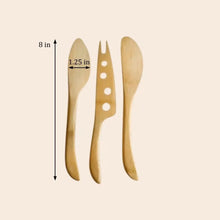 Load image into Gallery viewer, Bamboo Cheese Knife Set [Online Only]
