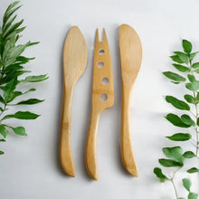 Load image into Gallery viewer, Bamboo Cheese Knife Set [Online Only]
