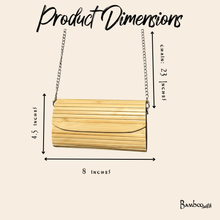 Load image into Gallery viewer, Bamboo Clutch Purse [Online Only]
