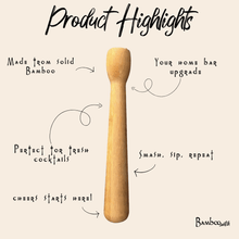 Load image into Gallery viewer, Bamboo Cocktail Muddler [Online Only]
