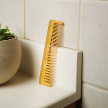 Load image into Gallery viewer, Bamboo Dual Pocket Comb [Online Only]
