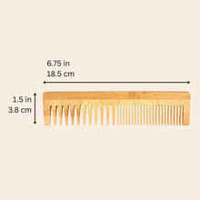 Load image into Gallery viewer, Bamboo Dual Pocket Comb [Online Only]
