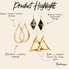 Load image into Gallery viewer, Bamboo Earrings [Online Only]
