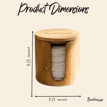 Load image into Gallery viewer, Bamboo Facial Rounds Holder [Online Only]
