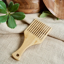 Load image into Gallery viewer, Bamboo Hair Pick [Online Only]
