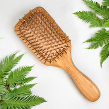 Load image into Gallery viewer, Bamboo Paddle Hair Brush | Comfort Handle [Online Only]
