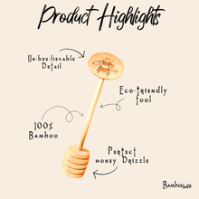 Load image into Gallery viewer, Bamboo Honey Dipper Wand [Online Only]
