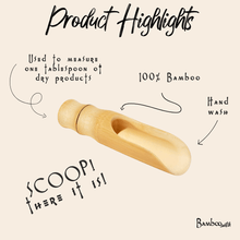Load image into Gallery viewer, Bamboo Laundry Scoop | Wide Scoop [Online Only]
