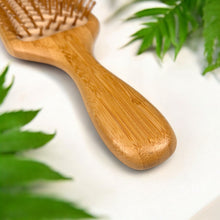 Load image into Gallery viewer, Bamboo Paddle Hair Brush | Comfort Handle [Online Only]
