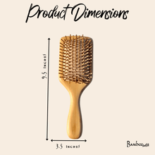 Load image into Gallery viewer, Bamboo Paddle Hair Brush | Comfort Handle [Online Only]
