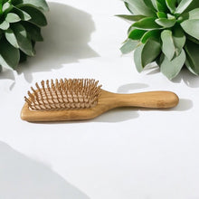 Load image into Gallery viewer, Bamboo Paddle Hair Brush | Comfort Handle [Online Only]
