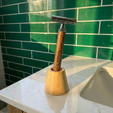 Load image into Gallery viewer, Bamboo Razor Holder [Online Only]

