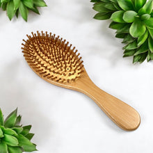 Load image into Gallery viewer, Bamboo Rounded Hair Brush | Classic Handle [Online Only]
