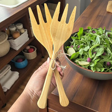 Load image into Gallery viewer, Bamboo Salad Serving Forks | Set of 2 [Online Only]
