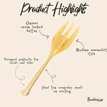 Load image into Gallery viewer, Bamboo Salad Serving Forks | Set of 2 [Online Only]

