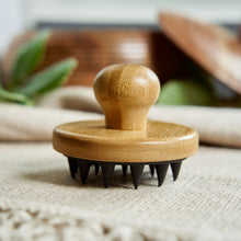 Load image into Gallery viewer, Bamboo &amp; Silicone Scalp Massage Brush [Online Only]
