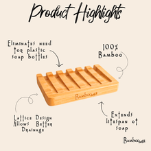 Load image into Gallery viewer, Bamboo Soap Bar Dish | Slated [Online Only]
